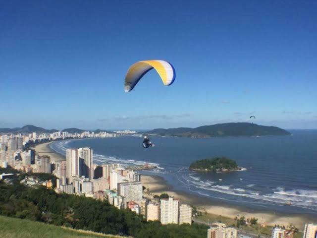 Kitinete Frente Ao Mar 1315 Leilighet São Vicente Eksteriør bilde
